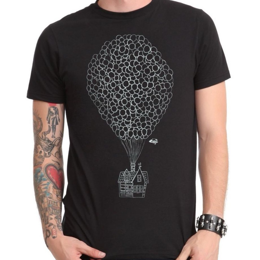 Disney Pixar Up Balloons House T-Shirt *RARE* Hot Topic